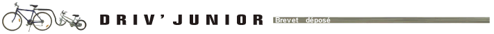 driv'junior attelage v�lo adulte + drivjunior + v�lo enfant